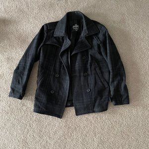 Express Mens Peacoat Size Medium